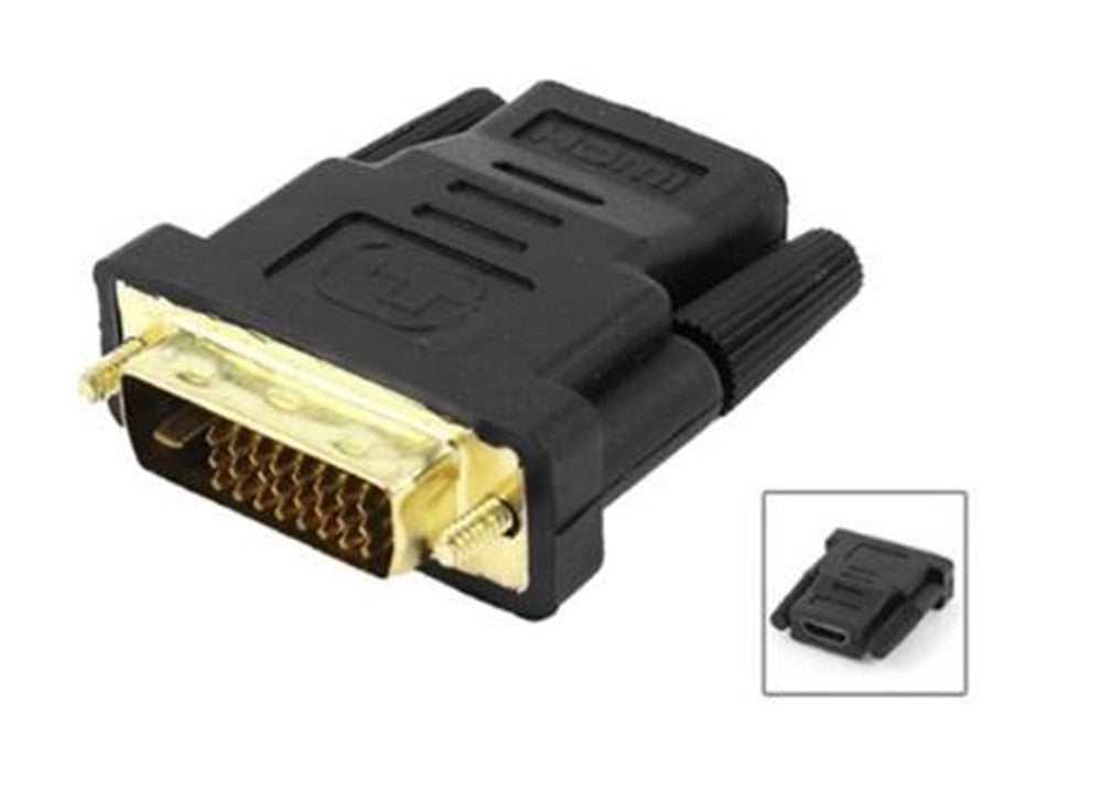 Convertisseur adaptateur DVI-D mâle vers HDMI femelle Convertisseur adaptateur DVI-D mâle vers HDMI femelle